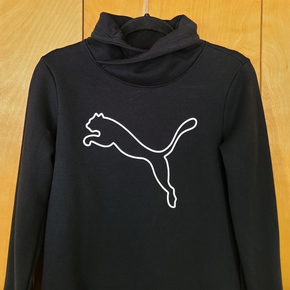 Puma sweatshirt convertible neck black - Picture 2 of 6